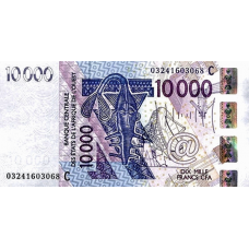 P318Ca Burkina Faso - 10000 Francs Year 2003
